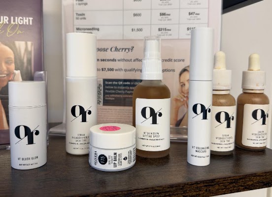 Clean, professional medical spa treatment room with neutral tones at Loure Aesthetics By Jessica in Glenwood