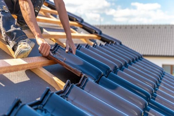 Storm-related roofing work shared in a recent public business post