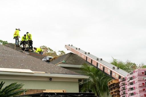 Roof replacement shared in a recent public business post