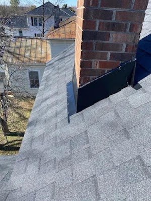 Roof repair shared in a recent public business post