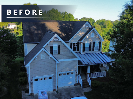 Shingle roofing shared in a recent public business post