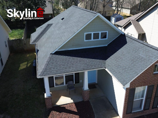 Storm-related roofing work shared in a recent public business post