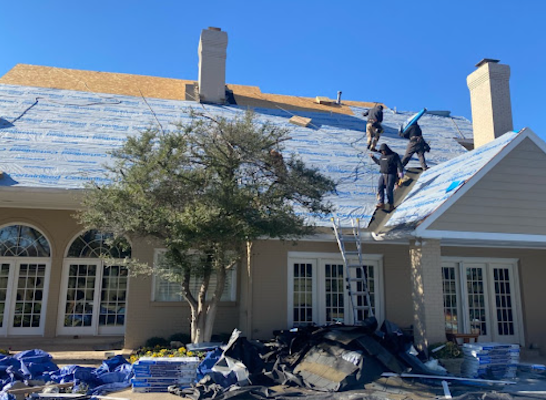 Shingle roofing shared in a recent public business post