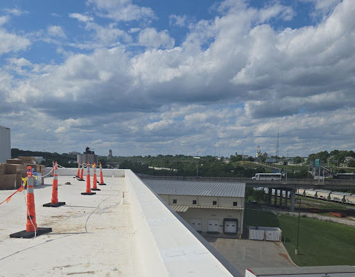 Roof replacement shared in a recent public business post