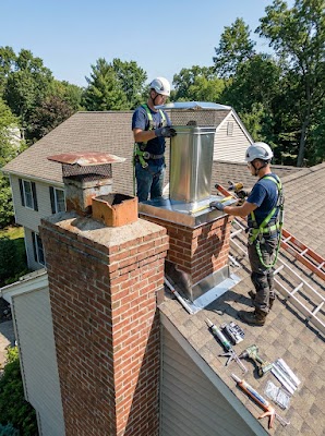 Roof repair shared in a recent public business post