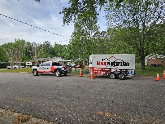 Roof replacement shared in a recent public business post