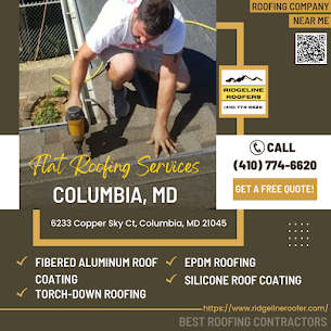 flat roofing services in Columbia MD