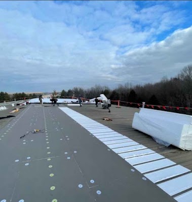 Roof repair shared in a recent public business post