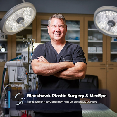 Clean, professional medical spa treatment room with neutral tones at Blackhawk Plastic Surgery in Sausalito