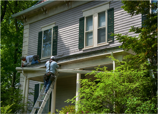 Gutter work shared in a recent public business post