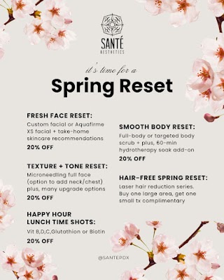 Clean, professional medical spa treatment room with neutral tones at Sante Aesthetics in Portland