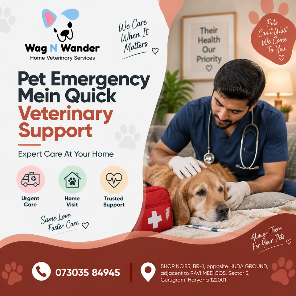 Wag N Wander - Vet at Home | Home Veterinary Services In Gurgaon
