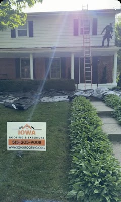 Roof replacement shared in a recent public business post