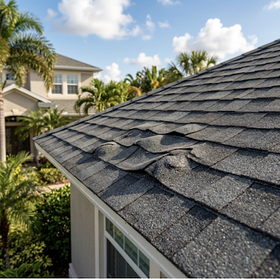 Shingle roofing shared in a recent public business post