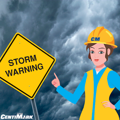 Storm-related roofing work shared in a recent public business post