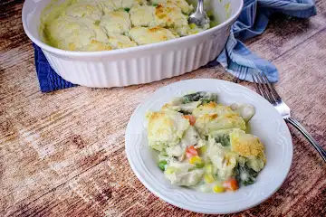 Creamy Chicken Cobbler