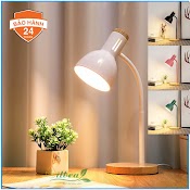 Đèn Học Đế Gỗ Để Bàn Dùng Bóng Đèn Led Bulb Của Rạng Đông Chống Cận Thị