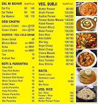 Raj Dhaba Express menu 1