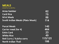 Madhuram Cafe menu 1