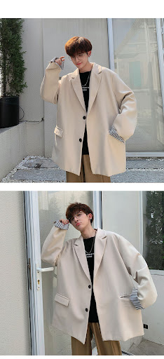 Title 8, Mens Casual British Suit Jacket, a stylish and...