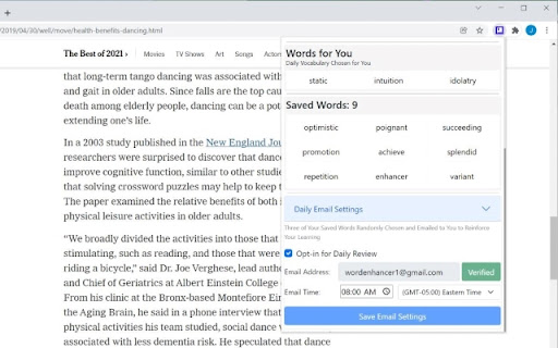 Word Enhancer: Dictionary & Vocabulary Aid