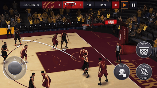 Screenshot NBA Live Asia