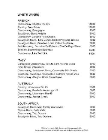 The Square - Novotel menu 