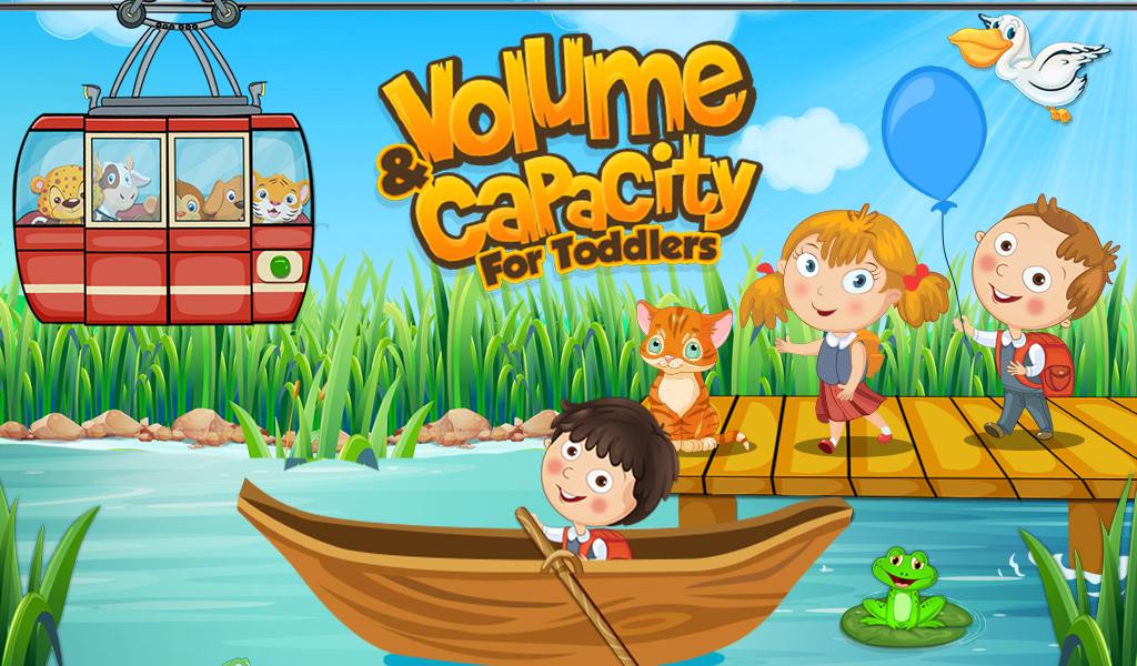 Android application Volume &amp; Capacity For Toddlers screenshort