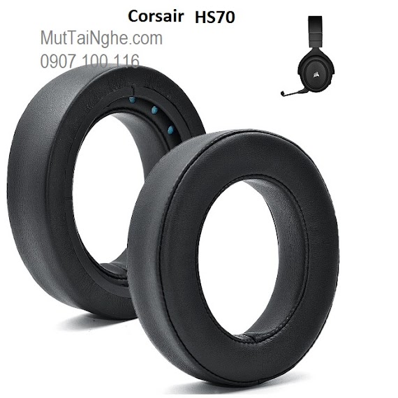 Mút Đệm Tai Nghe Corsair Hs70 - Cao Cấp