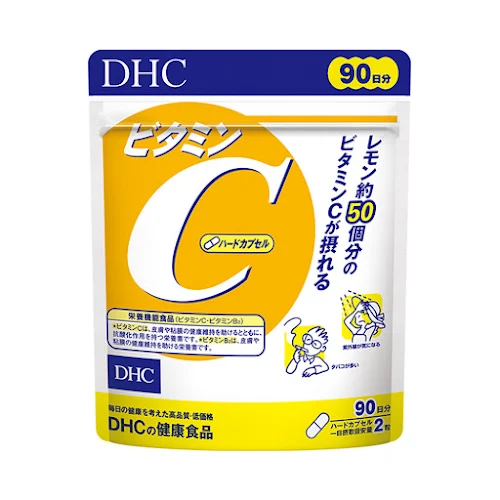 Thực phẩm bảo vệ sức khỏe DHC Vitamin C Hard Capsule 90 ngày tăng cường sức đề kháng