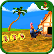 Farm Animal Escape Rooster Run  Icon