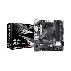 Bo mạch chính/ Mainboard Asrock B450M Pro4-F R2.0 - Hàng trưng bày