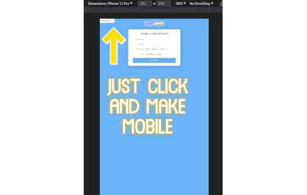 Make Mobile View small promo image