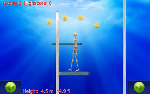 Skeleton Ragdoll Trampoline