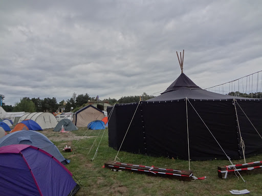 CCCamp11 during the day Germany 2011