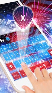 Fourth of July Fireworks Keyboard - náhled