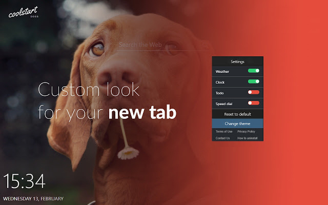 CoolStart - Custom New Tab Page Preview image 3