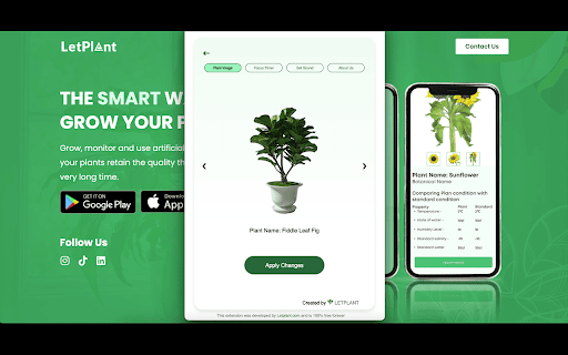 LetPlant GreenFocus Pomodoro Timer Preview 2