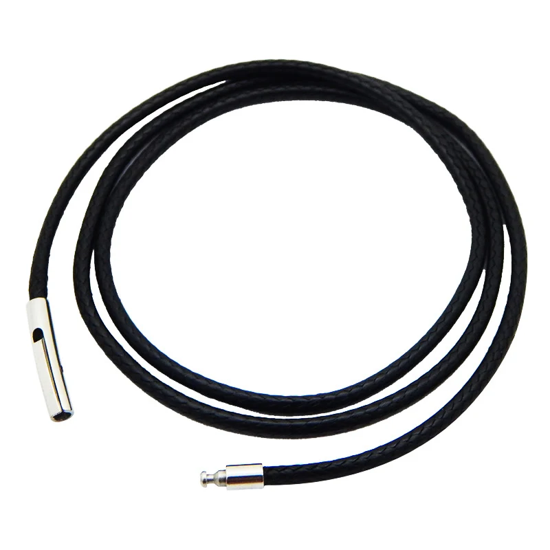 Stainless steel wax rope necklace rope