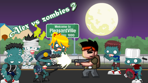 Screenshot Super Alex VS Amazing Zombie 2