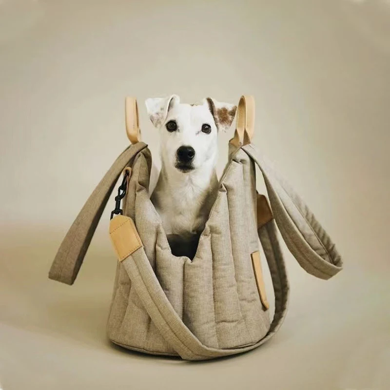 Draagbare Pet Car Sofa Bag, schoudertas voor honden en katten, verdikt en ideaal voor onderweg en comfortabele reizen.