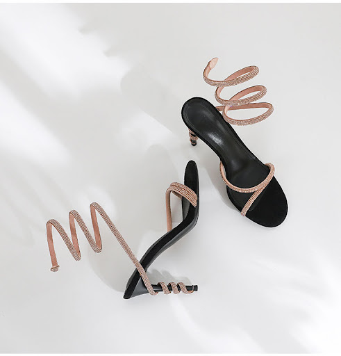 Title 8, Womens Ankle-Strap Stilettos High Heel Sandals