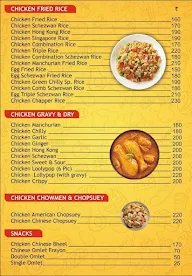 Green Chillly menu 1