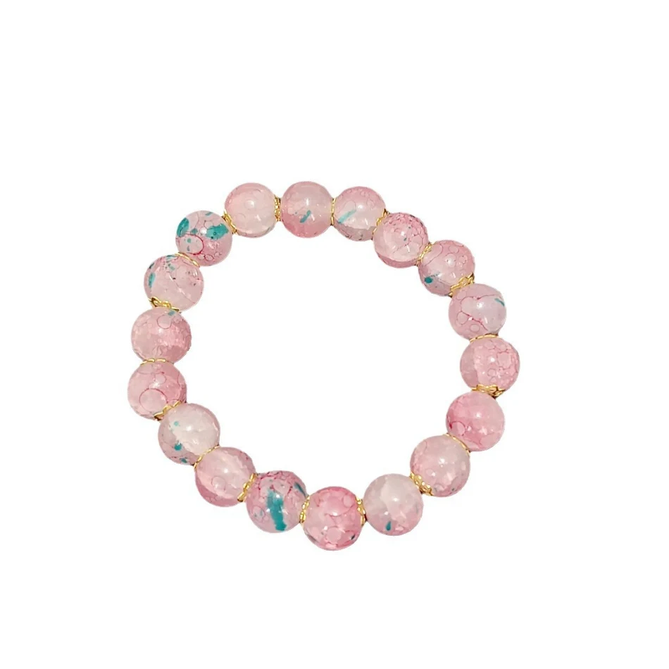 Spring Limit Armband mit farbigen Glasperlen, ein stilvolles Accessoire, das Ihren Look mit frühlingshafter Frische bereichert.