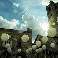 Bergamo Alta,Piazza Vecchia,Baloons di 