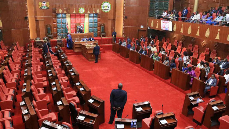 Nairobi County Assembly chambers on October 8, 2020.