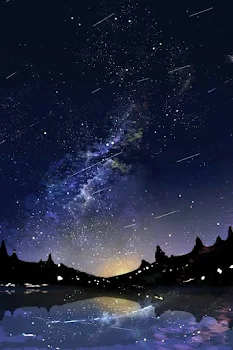 君と見た夜空は綺麗だった