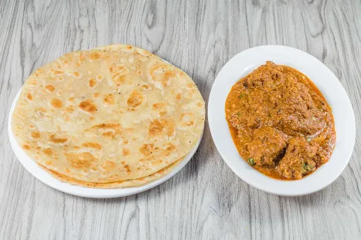 Chicken Mughlai With 2 Paratha