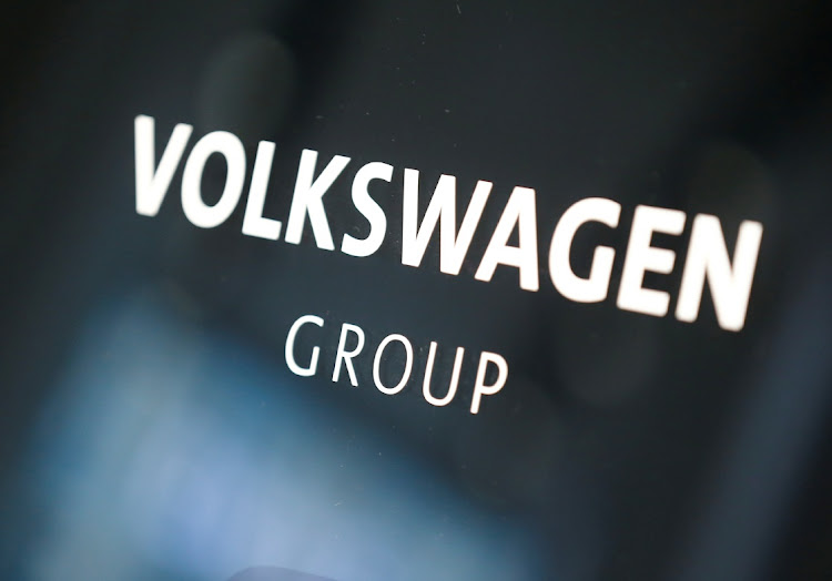 Volkswagen sign is seen during the annual earnings news conference of VW in Berlin, Germany, March 13, 2018. File photo:REUTERS/HANNIBAL HANSCHKE