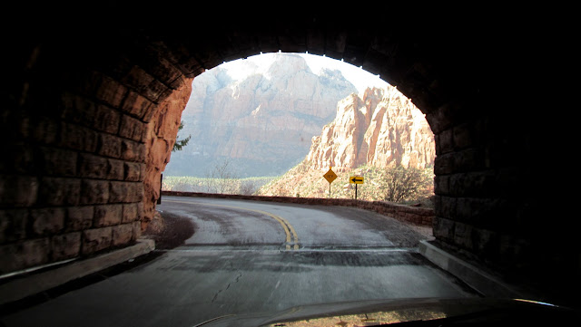 Exiting the Zion Tunnel